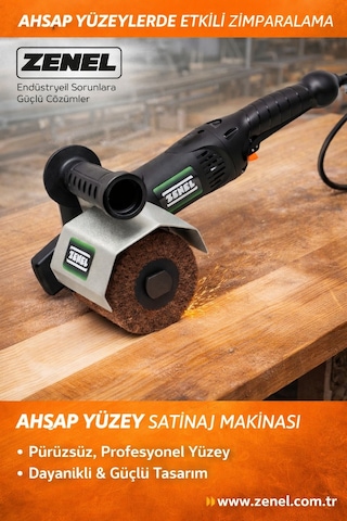 Zenel SAT-1301E Satina Zımpara Makinesi