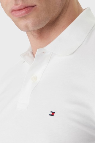 Tommy Hilfiger Erkek Polo Yaka T Shirt Mw0mw42743 Ybr Beyaz