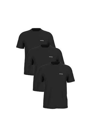 Guess Tee Erkek Siyah 3'lü Atlet Paketi U4yg52kcam1-jblk Siyah