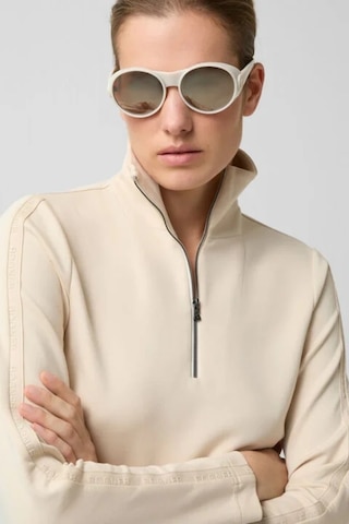 Bogner Fire&ıce Bogner Nadja Stand-up Yaka Ve B-logo Detaylı Kadın Sweatshirt Bej