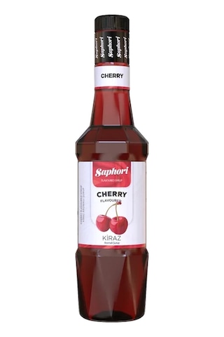 Saphori Kiraz Aromalı Kokteyl Şurubu Kiraz Şurubu 700 Ml