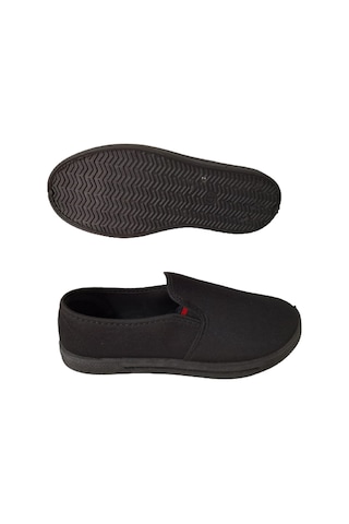 Emek E045-01 Unisex Siyah Keten Ayakkabı Siyah