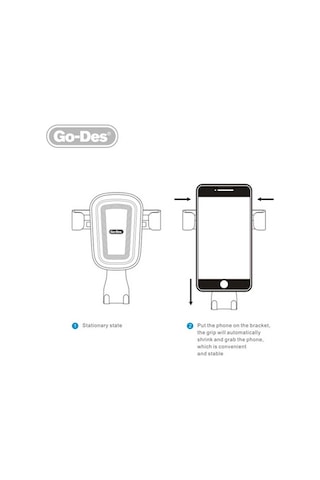 Go Des GD-HD629 Araç Telefon Tutucu - ZORE-221160