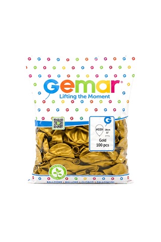 Metalik Gold Balon 100'lü Açık Pembe