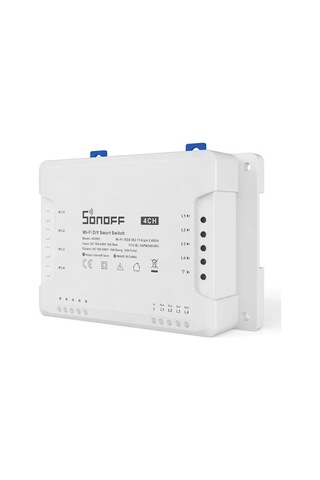 Sonoff 4ch R3 4 Kanallı Wifi Akıllı Ev Rölesi 10a Google Home & Alexa Uyumlu
