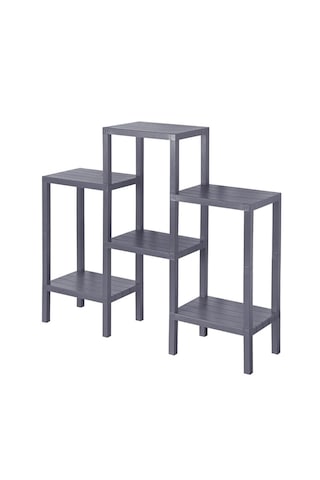 6 Katlı Düzenleyici Raf Ünitesi, Kitaplık, Gri