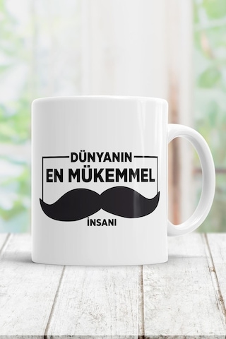 Dünyanın En Mükemmel Insanı Kupa Bardak Beyaz