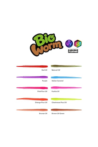 Fujin Bio Worm 6cm Floating Sıvılı Kokulu Lrf Silikonu
