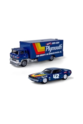 Hot Wheels Team Transport - 70 Plymount Aar Cuda - Sakura Sprinter Hrv38