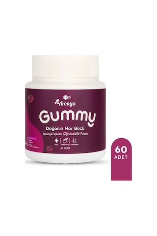 Mor Aronya Gummy-şekersiz 60 Adet