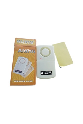 Mini Hırsızlık Önleme Güvenlik Sistemi 120db Titreşim Alarmı Kapı Penceresi İçin Beyaz