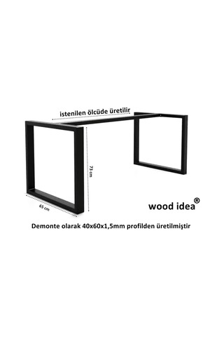 Wood İdea ..premium Metal Salon Yemek Masa Ayağı