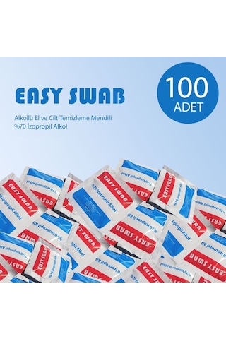 Alkollü Mendil %70 Ipa. Cilt Temizleme Mendili 100 Adet Kutulu