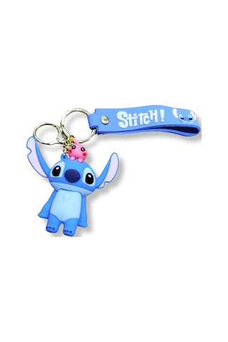 Stitch V3 Turquoise Edition 3d Figürlü Bilek Kayışlı Anahtarlık - 1 Adet