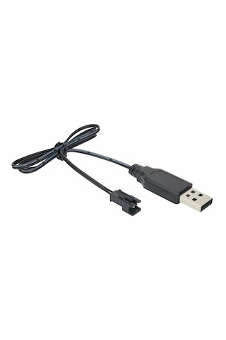 3.7v / 3.6v Lityum Pil Usb Şarj Kablosu Jst Sm-2p Soket Lipo