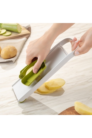 Ceronni Flat Ayarlanabilir Mandolin Dilimleyici Bej Bej