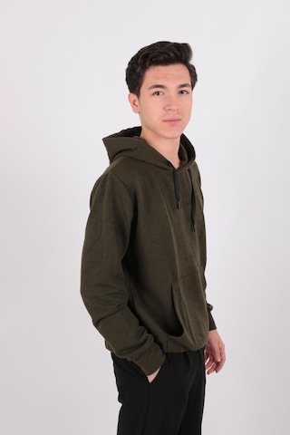 Five Pocket Fp24b2124 Erkek Kapşonlu Kanguru Cepli Sweatshirt Haki