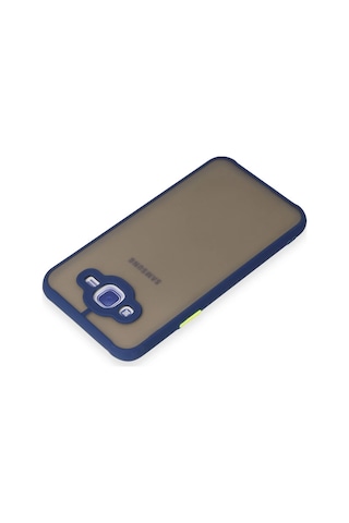 Gld-spt- Newface Samsung Uyumlu Galaxy J7 Kılıf Montreal Silikon Kapak - Lacivert