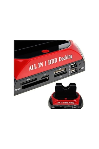 Usb 3.0 Docking Station Combo 2.5 / 3.5 Ide & Sata Hdd/ssd Desteği, Harici Hard Disk Okuyucu