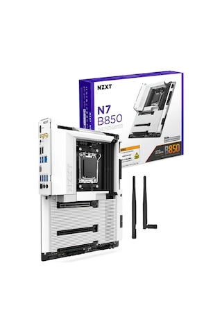 Nzxt N7 B850 8000mhz Oc Ddr5 Soket Am5 Wıfı6e M.2 Hdmı Beyaz Atx Anakart