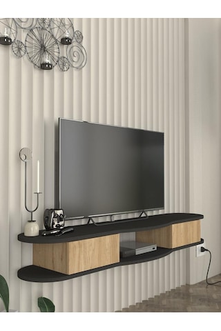 Perk Tv Stand Antrasit - Sepet 150 Cm Diğer