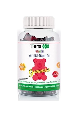 Tiens Gta Kids Multivitamin İçeren Çiğnenebilir Takviye Edici Gıda 60 Tablet