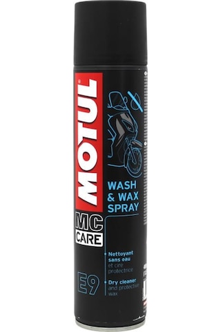 Motul E9 Wash & Wax 400 Ml Temizleme ve Parlatma Spreyi