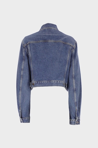 Kadın Açık Mavi Slim Fit Jean Ceket C 4538-241 Açık Mavi