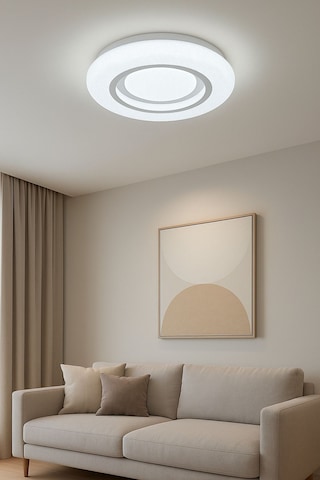 Kronos Model Özel Tasarım 26 Cm Beyaz Işık Led Plafonyer Avize
