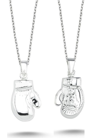 Gümüş Boks Eldiveni Erkek Kolye 55Cm Zincirli Küçük Boy Bek01K (47275223)