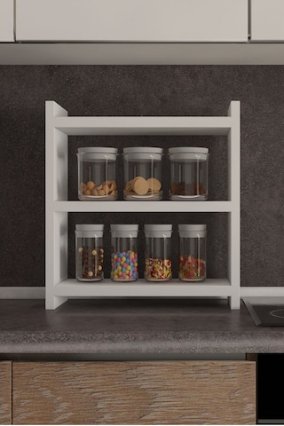 Moonlife Moonlife Mutfak Rafı Beyaz