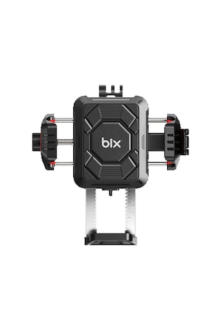 Bix Bmph04 Ayna Bağlantılı 360 Ayarlanabilir Titreşim Önleyici Motosiklet & Bisiklet Telefon Tutucu Siyah