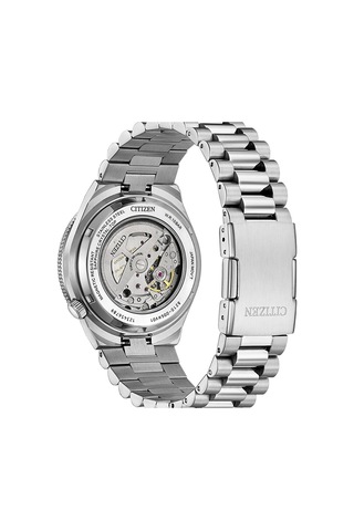 Citizen Tsuyosa Shore Navy Blue Nj0230-59l Otomatik Erkek Kol Saati Altın - Siyah