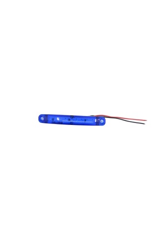 10 Adet Mavi Parmak Lamba 9 Led 12v 24v