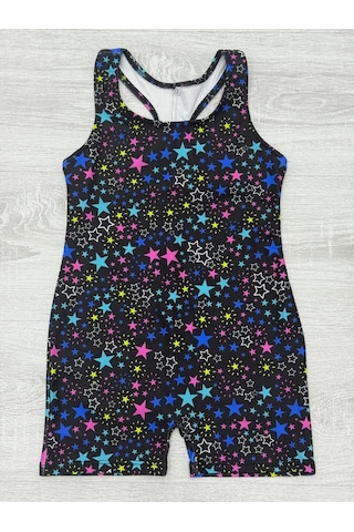 Kız Çocuk Yüzücü Tulum Mayo 5-15 Yaş 11821 Siyah