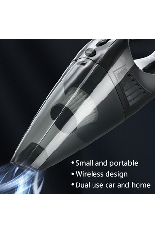 A-016 Güçlü Emiş Akülü Elektrikli Süpürge Şarj Edilebilir Araba Ev Temizlik Aracı