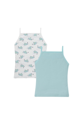 Civil Girls Cute Bird 2-12 Yaş Kız Çocuk 2'li Atlet - Standart