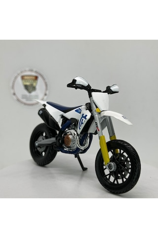 Husqvarna Fs 450 1:18 Diecast Model Motosiklet Detaylı Metal Maketna