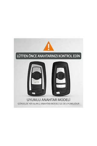 Bmw 1 3 5 7 Serisi F30 F25 F20 F18 F16 F15 F10 & X1 X3 X4 X5 X6 Silikon Desen Şeritli Anahtar Kılıfı 1 Adet