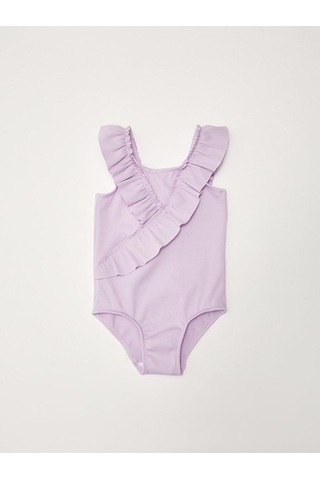 Deep Beach Fırfırlı Dokulu Kumaş Kız Çocuk Mayo Db200789cm 001