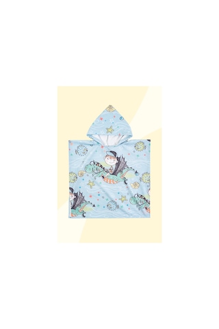 Plaj Havlusu Bebek Çocuk Panço 4-6 Dragon