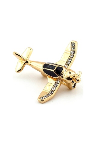 Solfera Pır Pır Uçak Hostes Pilot Havayolu Zirkon Taşlı Broş Rz173