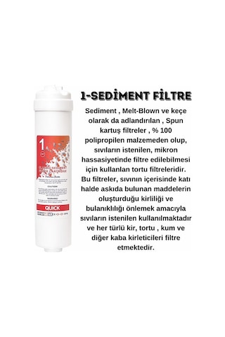 LG Kapalı Kasa Su Arıtma Cihazı Filtre Seti 5 Aşamalı Lg