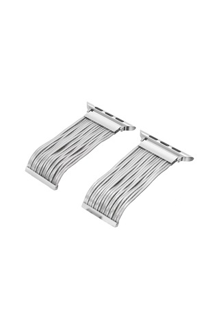 iOs Watch Uyumlu  10 42mm Redclick Krd-137 Metal Hasır Bilezik Kadın Kordon