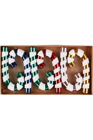 Asılabilir Yılbaşı Yeniyıl Ağacı Süsü Baston Şeker Candy Cane 14cm Christmas New Year Candy Stick Ornaments