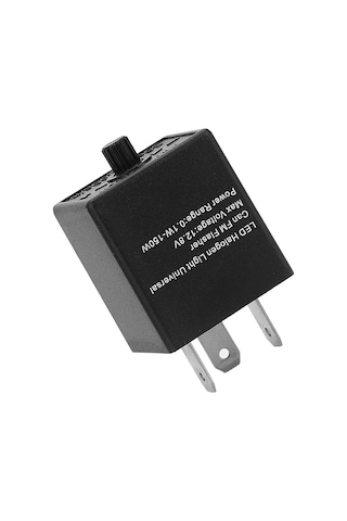 Yaozixa 12v Motor Ve Araçlar İçin Led Sinyal Flasher Röle, 3-pin, Frekans Ayarlanabilir, Otomatik Koruma Özellikli