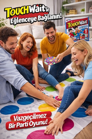 Touchwait Dokun Bekle Denge Oyunu Hareket Et, Dengenizi Koru Eğlenceli Aile Oyunu Yerli Üretim