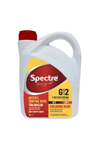 Spectre Hazır Antifriz G12 Kırmızı -40 Derece