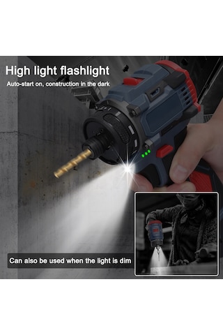 Hallow 45NM Torklu 16.8V Çok Fonksiyonlu Şarjlı Tornavida