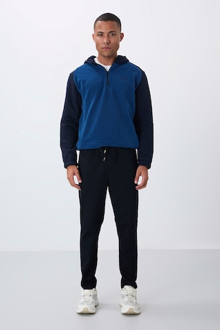 Tommy Life Lacivert Yüzeyi Dokulu Standart Fit Erkek Eşofman Alt - 82155